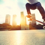 Skateboarding